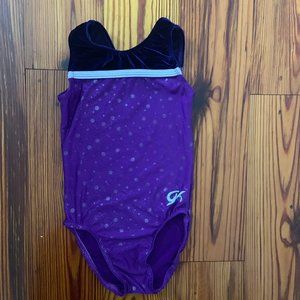 GK Elite purple leotard child size small